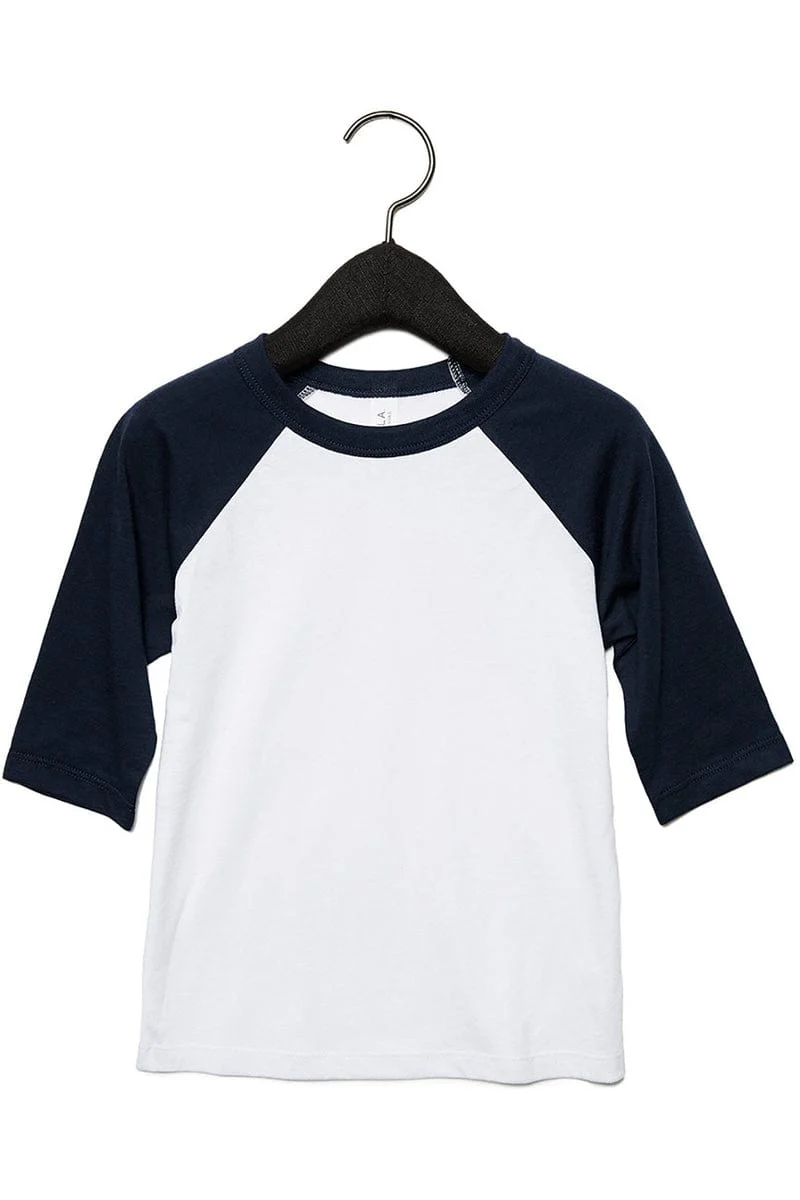 Bella+Canvas 3200T Toddler 3/4-Sleeve Baseball T-Shirt - Image 24