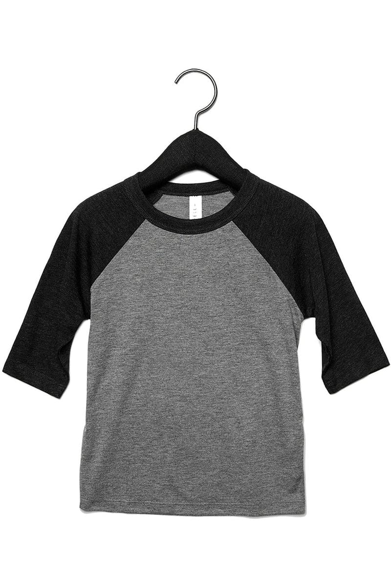 Bella+Canvas 3200T Toddler 3/4-Sleeve Baseball T-Shirt - Image 54