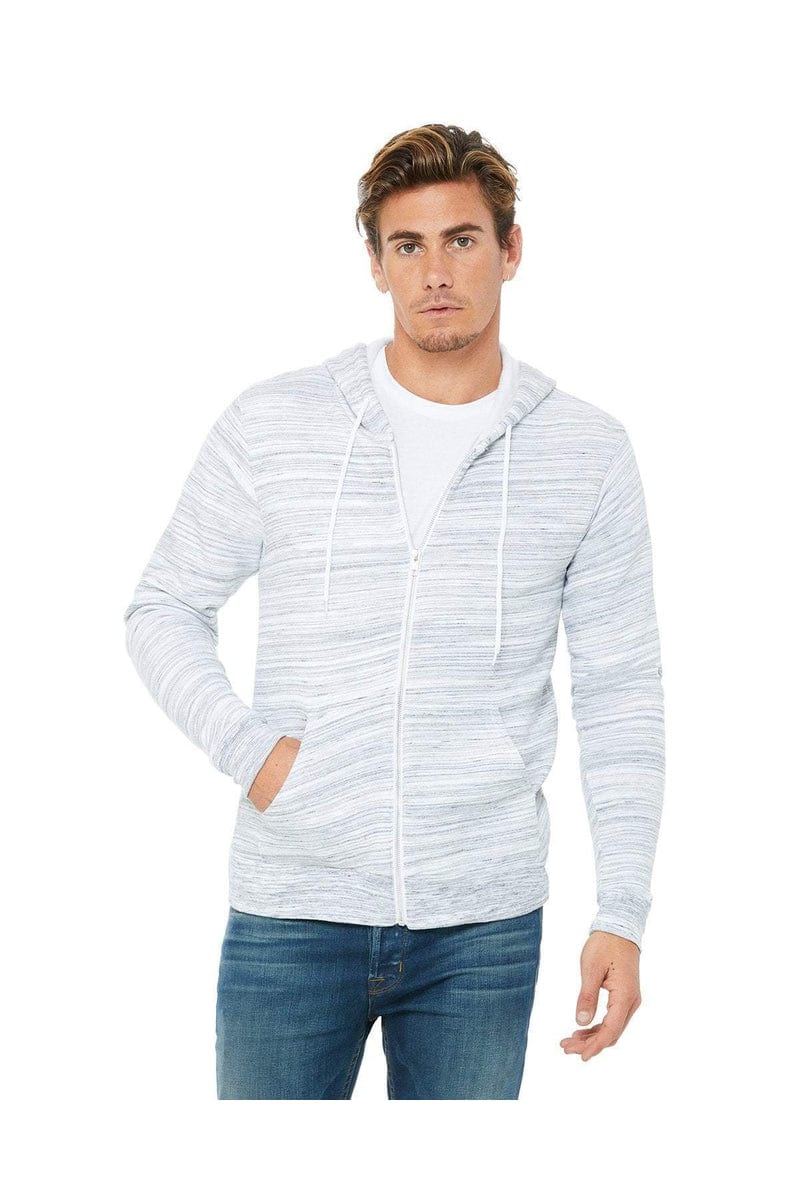 Bella+Canvas 3739 Unisex Poly-Cotton Fleece Full-Zip Hoodies - Image 15