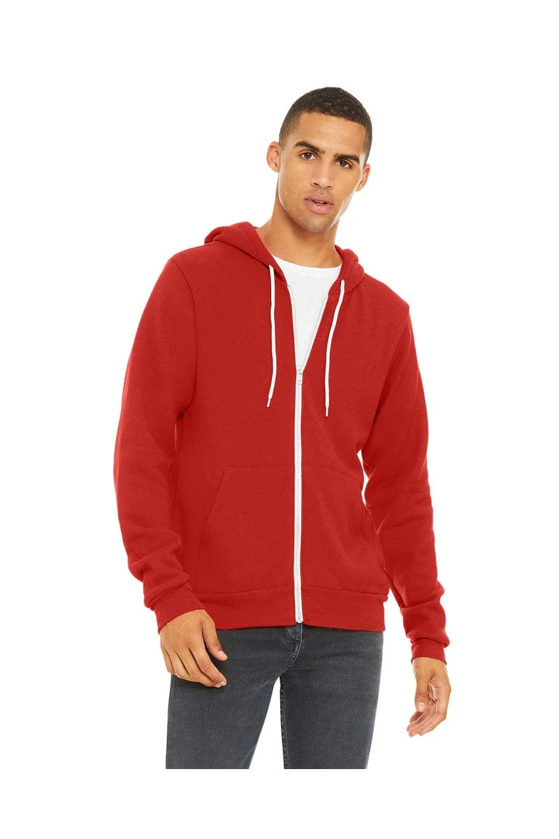 Bella+Canvas 3739 Unisex Poly-Cotton Fleece Full-Zip Hoodies - Image 30