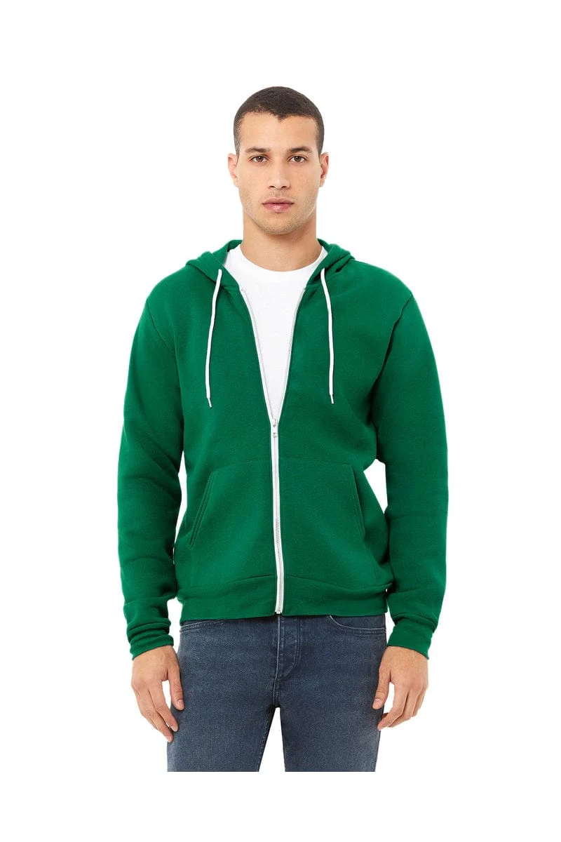 Bella+Canvas 3739 Unisex Poly-Cotton Fleece Full-Zip Hoodies - Image 46