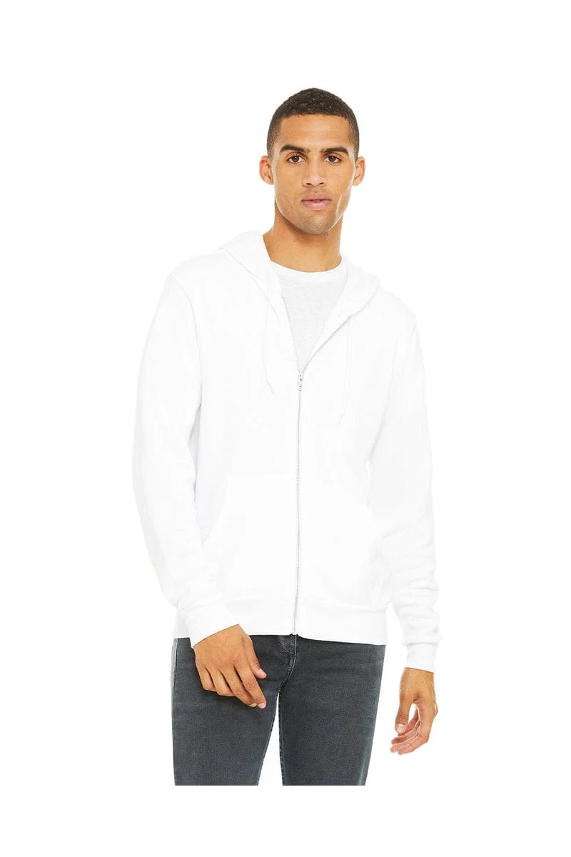 Bella+Canvas 3739 Unisex Poly-Cotton Fleece Full-Zip Hoodies - Image 61