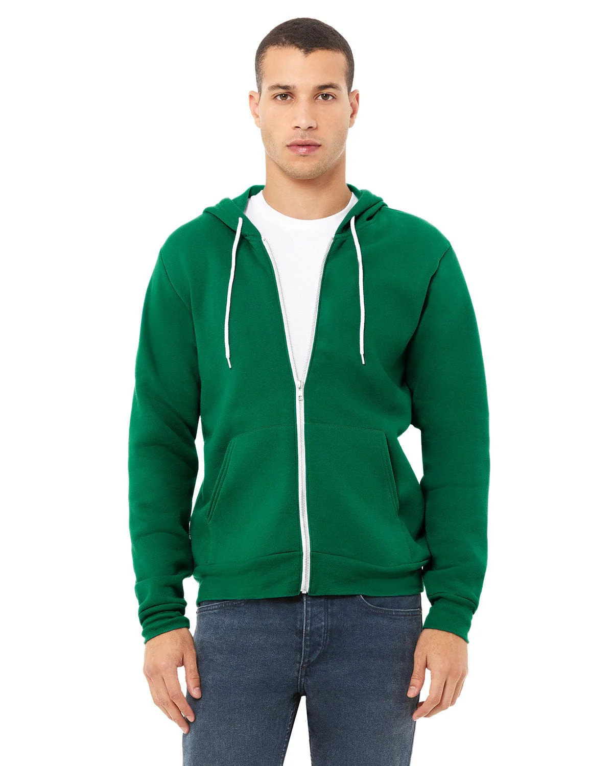 Bella+Canvas 3739 Unisex Poly-Cotton Fleece Full-Zip Hoodies - Image 78