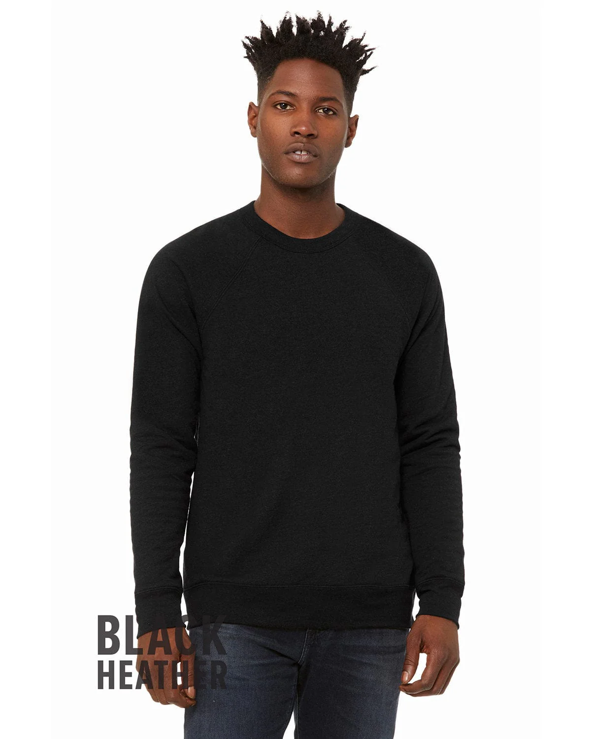 Bella+Canvas 3901 Unisex Sponge Fleece Crewneck Sweatshirt - Image 77