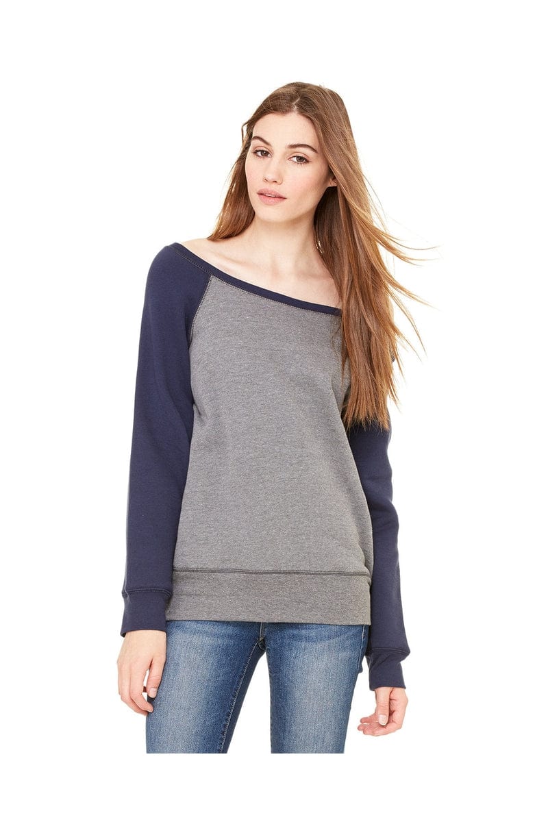 Bella+Canvas 7501 Ladies' Sponge Fleece Wide Neck Sweatshirt - Image 11