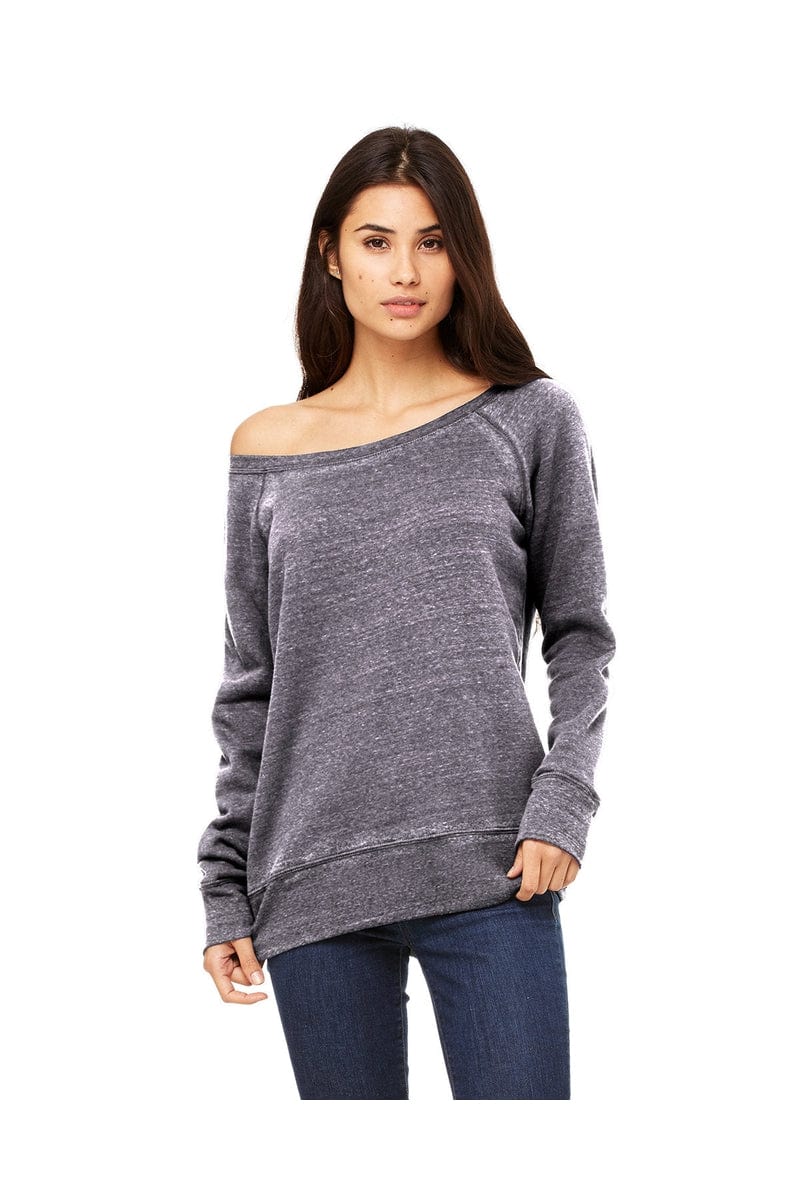 Bella+Canvas 7501 Ladies' Sponge Fleece Wide Neck Sweatshirt - Image 18