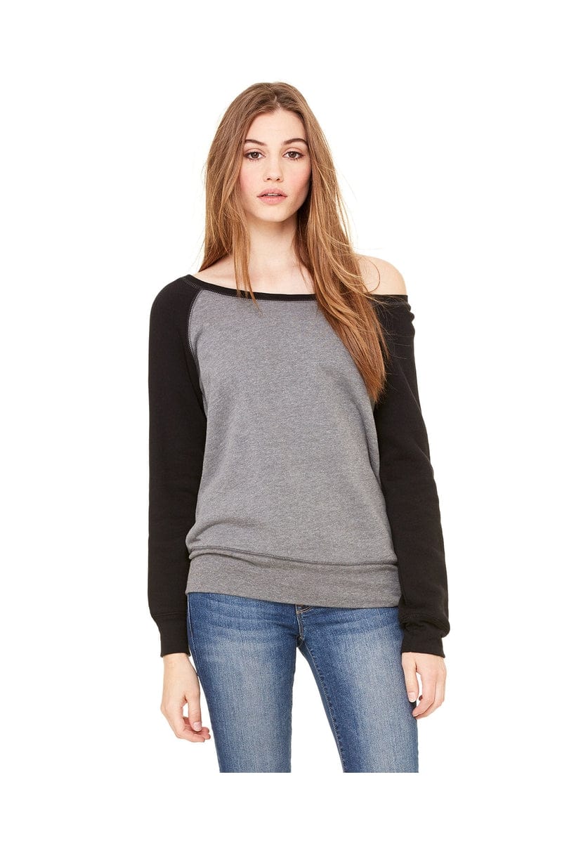 Bella+Canvas 7501 Ladies' Sponge Fleece Wide Neck Sweatshirt - Image 9