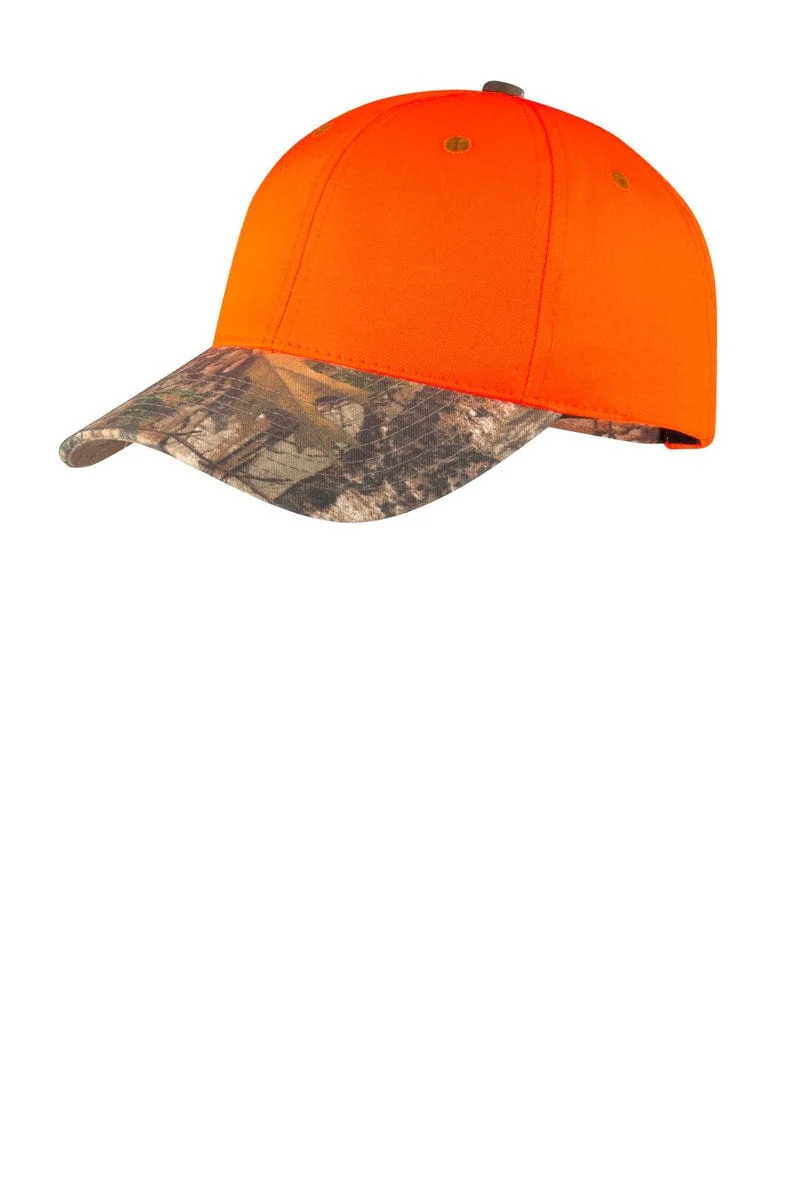 Port Authority Enhanced Visibility Cap with Camo Brim. C804 - Image 5