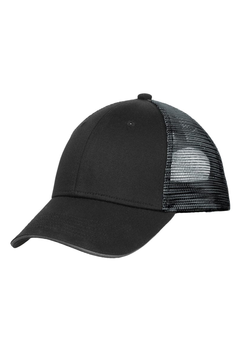 Port Authority Double Mesh Snapback Sandwich Bill Cap. C818 - Image 15