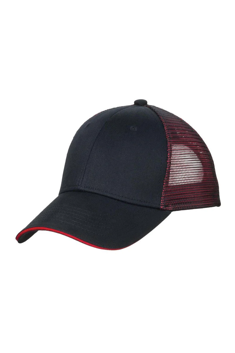 Port Authority Double Mesh Snapback Sandwich Bill Cap. C818 - Image 36