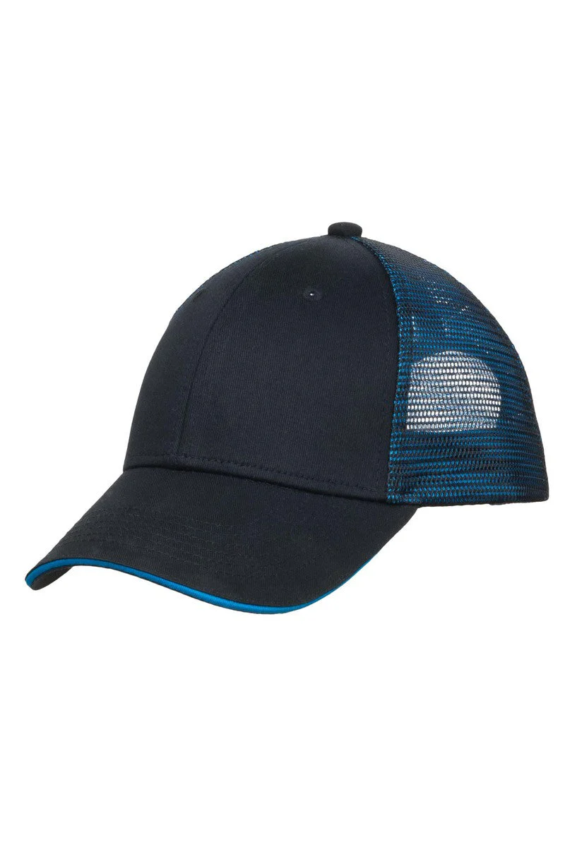 Port Authority Double Mesh Snapback Sandwich Bill Cap. C818 - Image 37