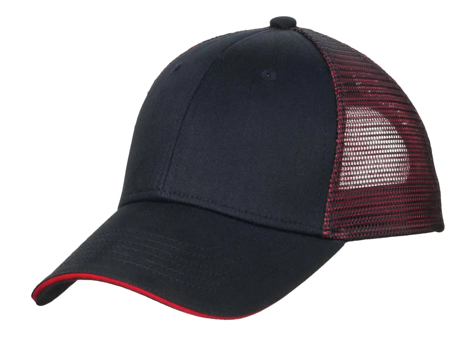 Port Authority Double Mesh Snapback Sandwich Bill Cap. C818 - Image 41