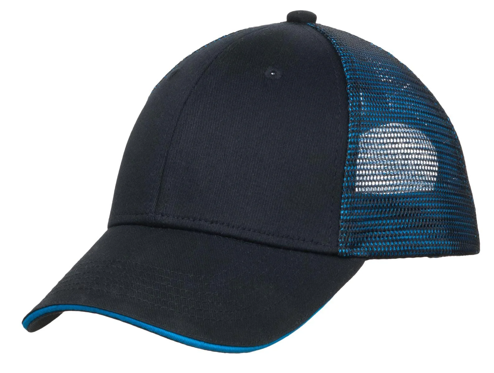 Port Authority Double Mesh Snapback Sandwich Bill Cap. C818 - Image 47