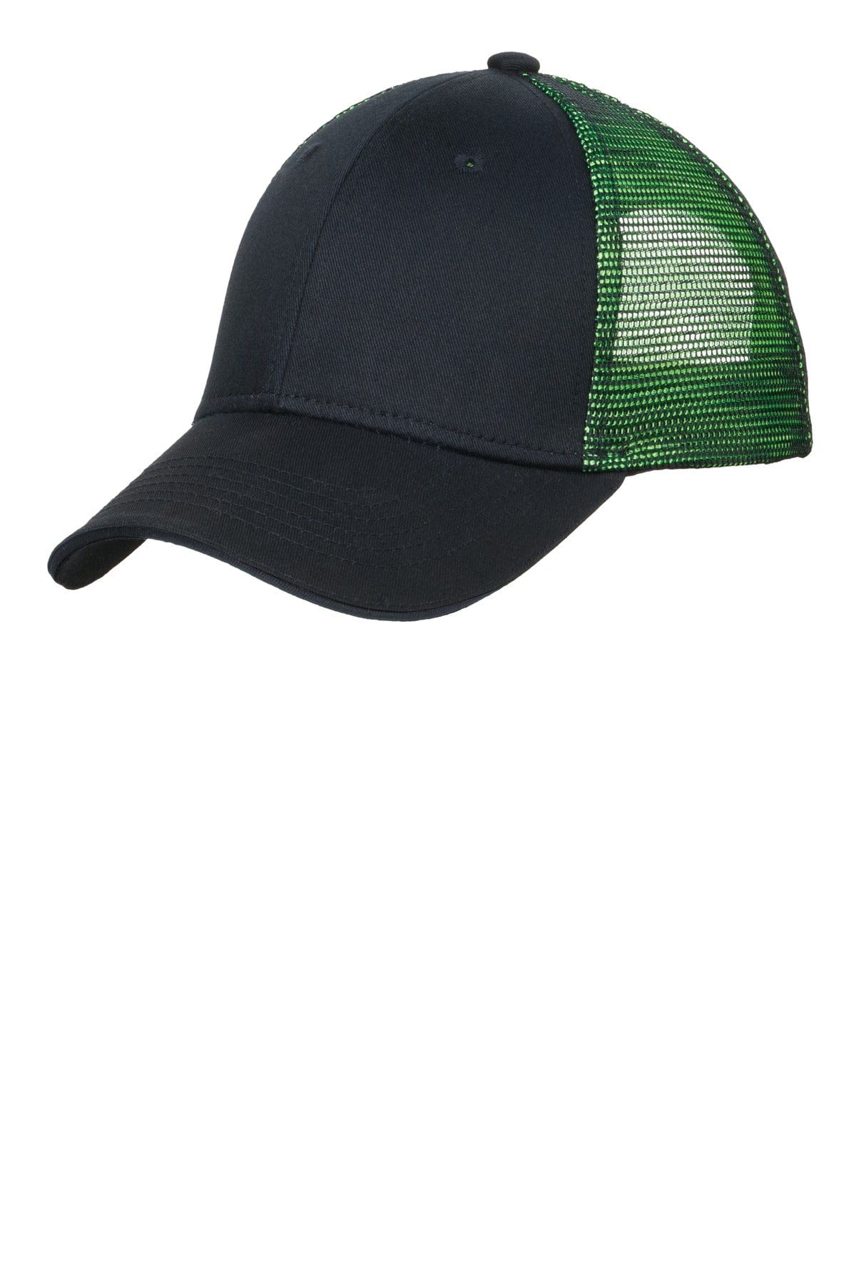 Port Authority Double Mesh Snapback Sandwich Bill Cap. C818 - Image 48
