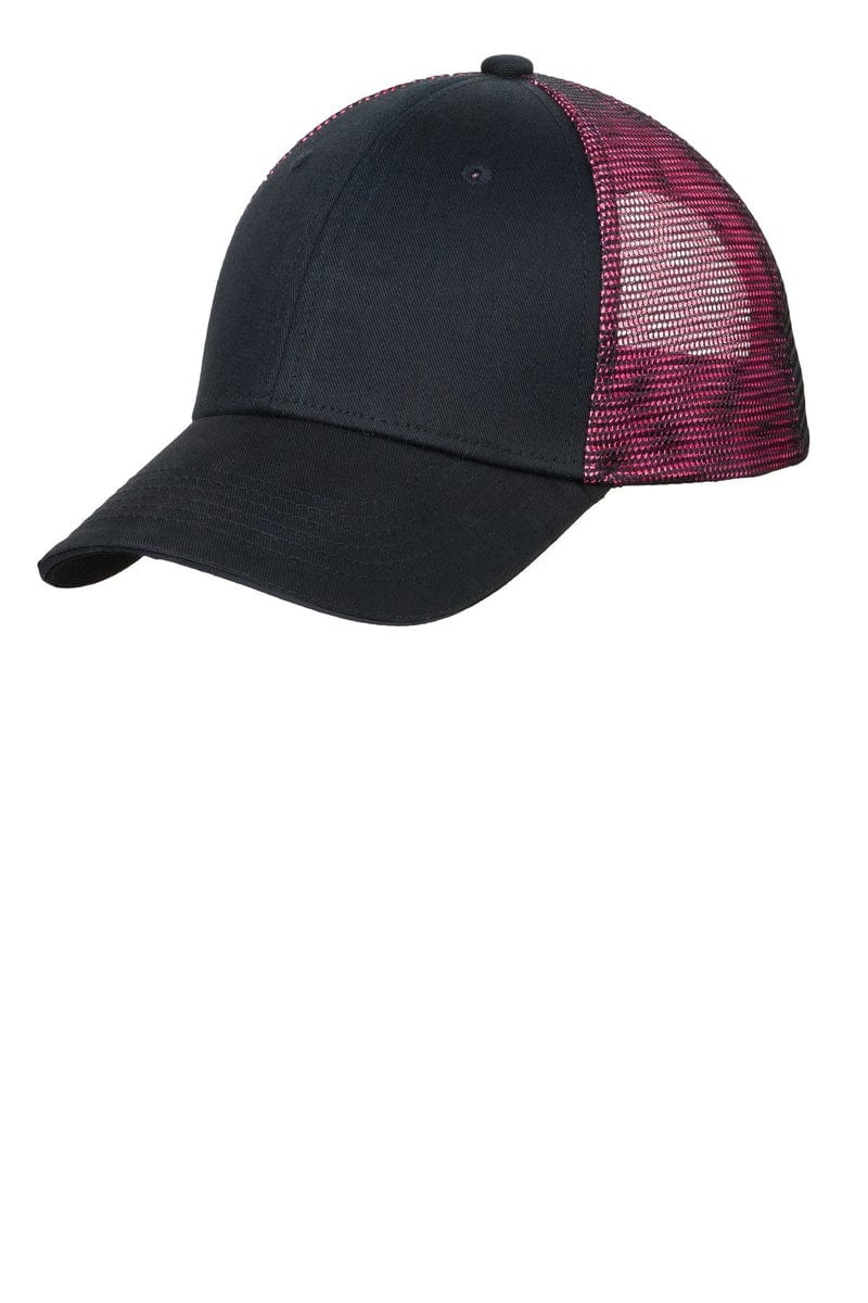 Port Authority Double Mesh Snapback Sandwich Bill Cap. C818 - Image 9