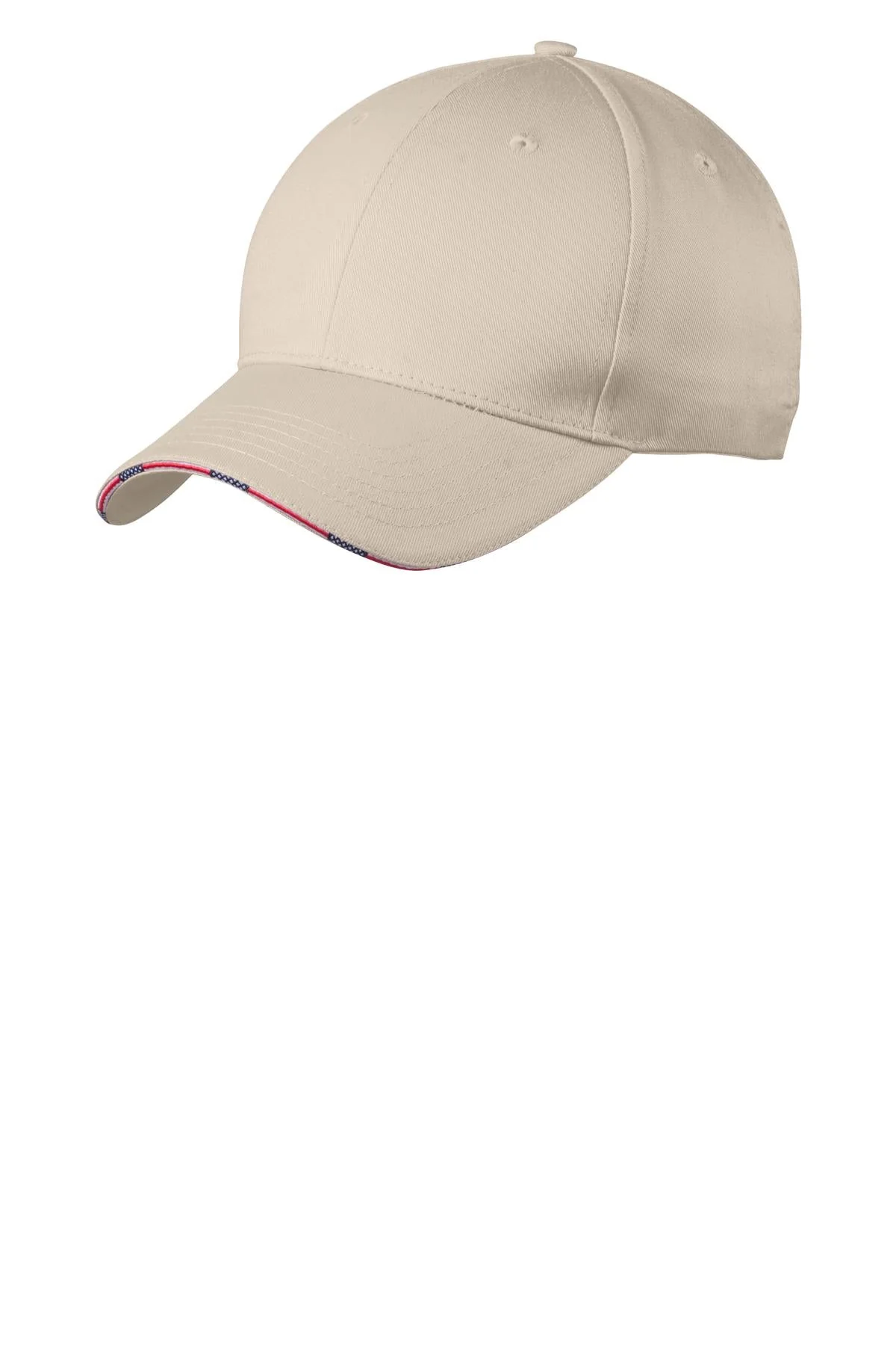 Port Authority Americana Flag Sandwich Cap. C829 - Image 33