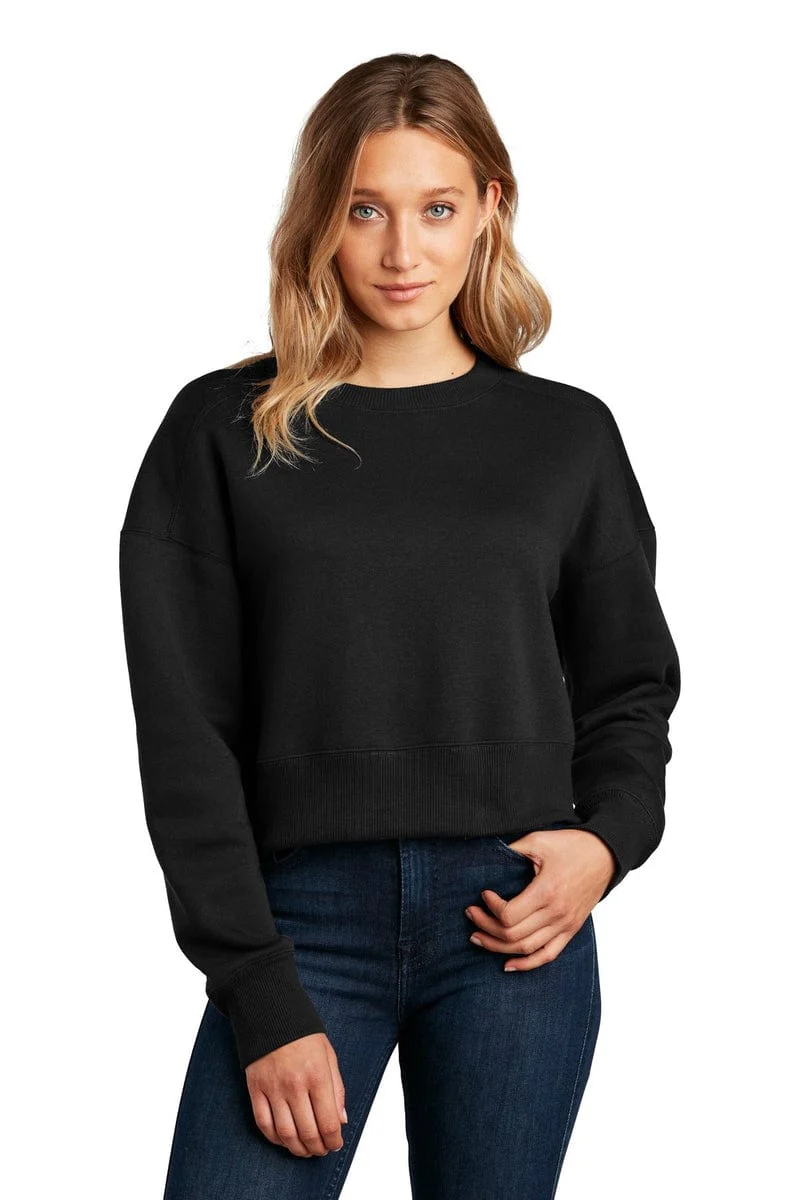 District DT1105 Women's Perfect Weight Fleece Cropped Crew - Image 6