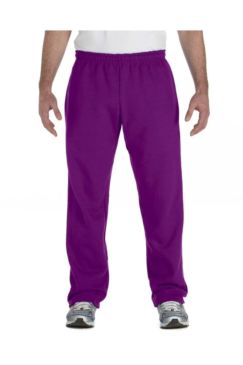 Gildan G184 Adult Unisex Heavy Blend Adult 8 oz., 50/50 Open-Bottom Sweatpants - Image 12