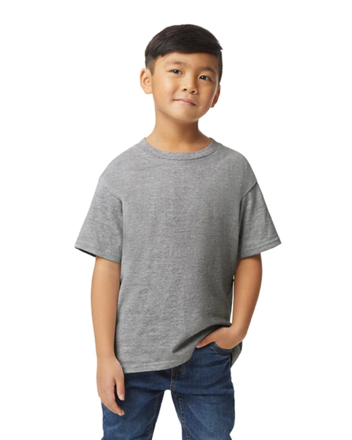 Gildan G650B Youth Softstyle Midweight T-Shirt - Image 7