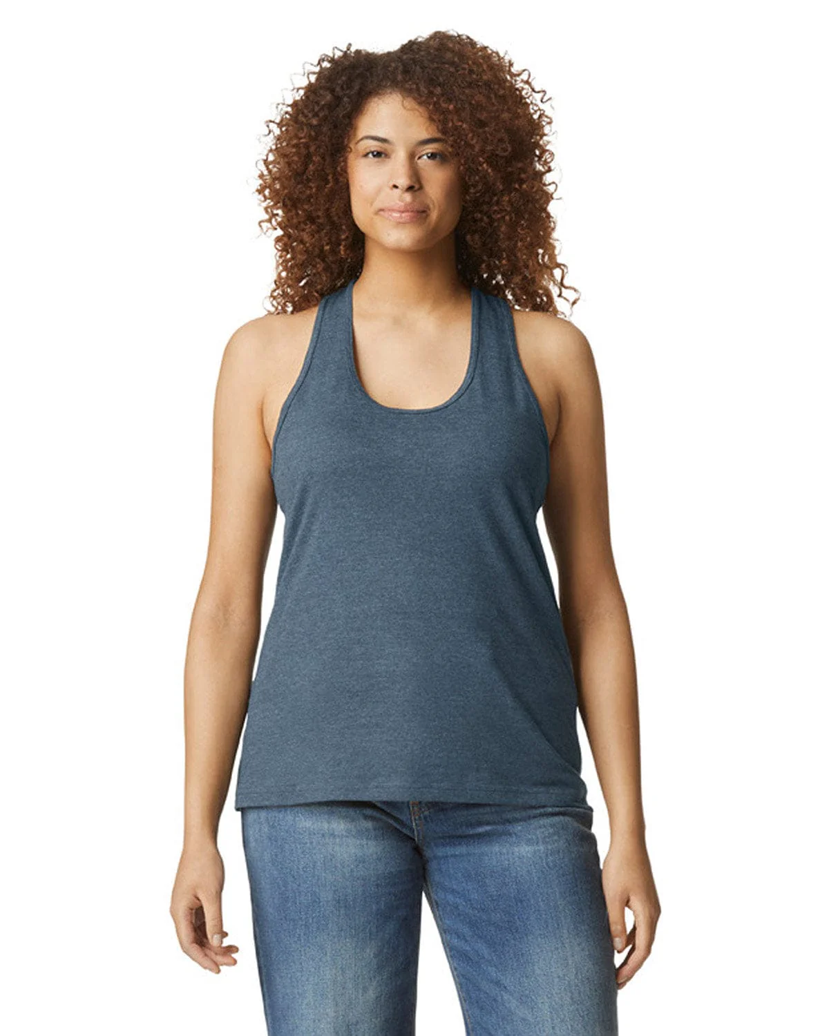 Gildan G672L Ladies' Softstyle CVC Racerback Tank - Image 11