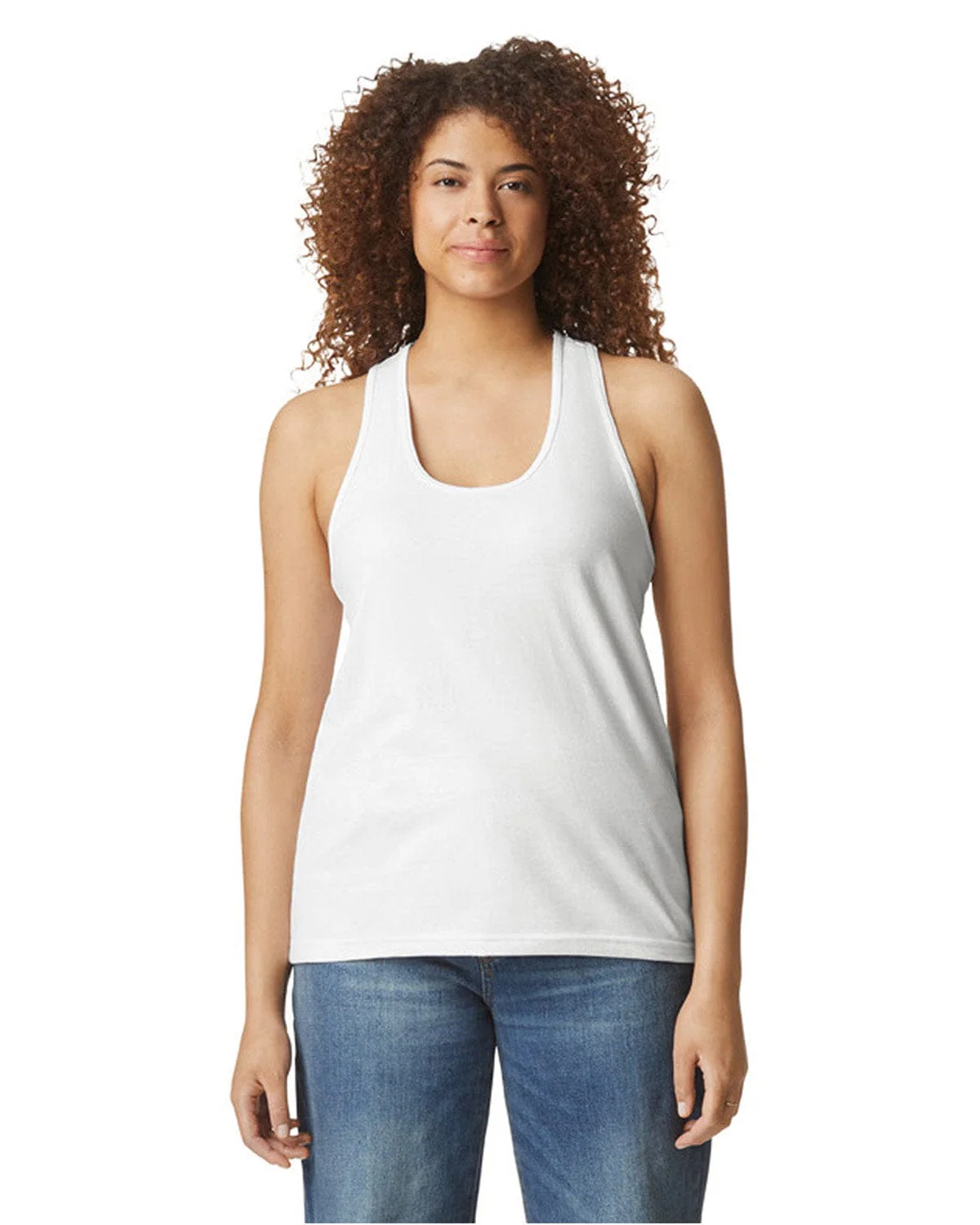 Gildan G672L Ladies' Softstyle CVC Racerback Tank - Image 6