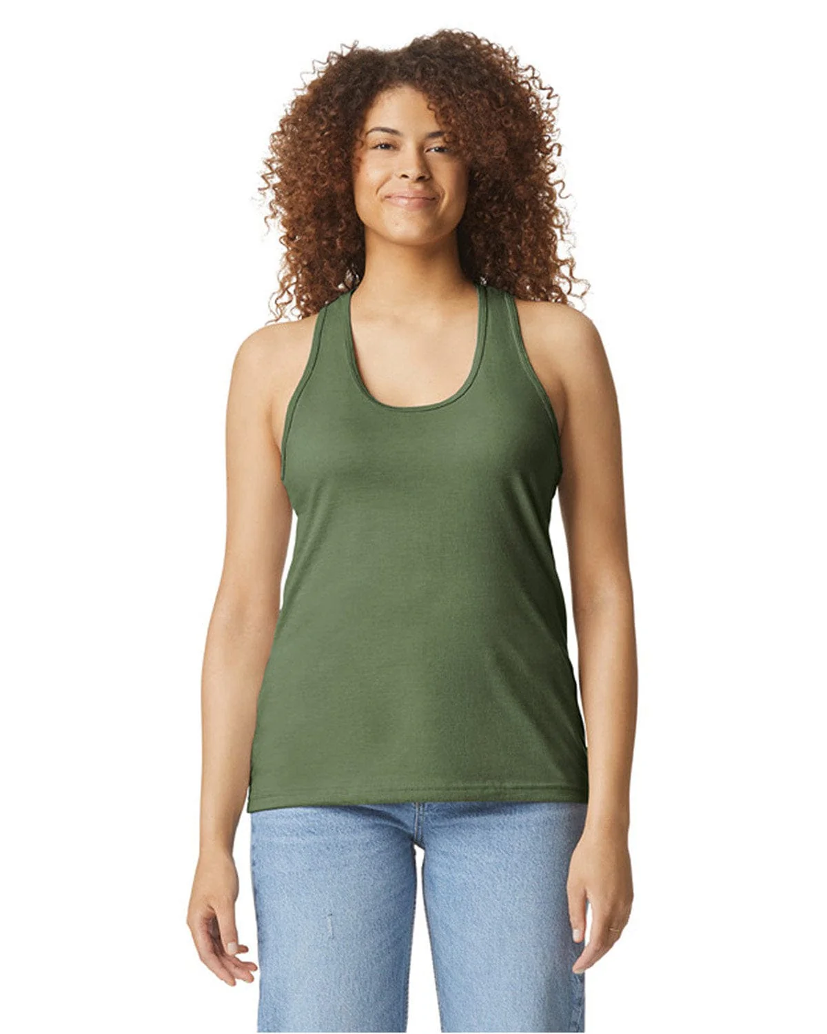 Gildan G672L Ladies' Softstyle CVC Racerback Tank - Image 8