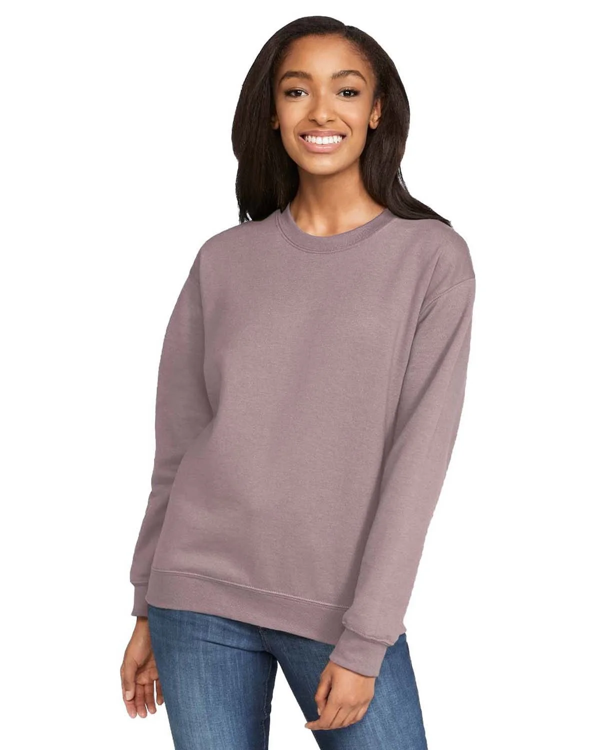 Gildan SF000 Adult Softstyle Fleece Crew Sweatshirt - Image 11