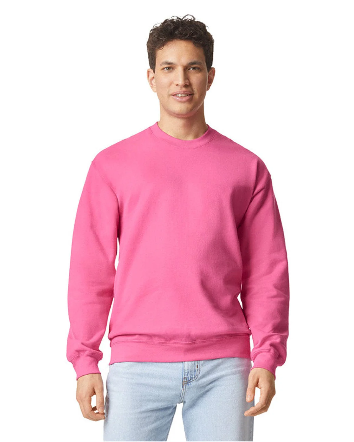 Gildan SF000 Adult Softstyle Fleece Crew Sweatshirt - Image 13