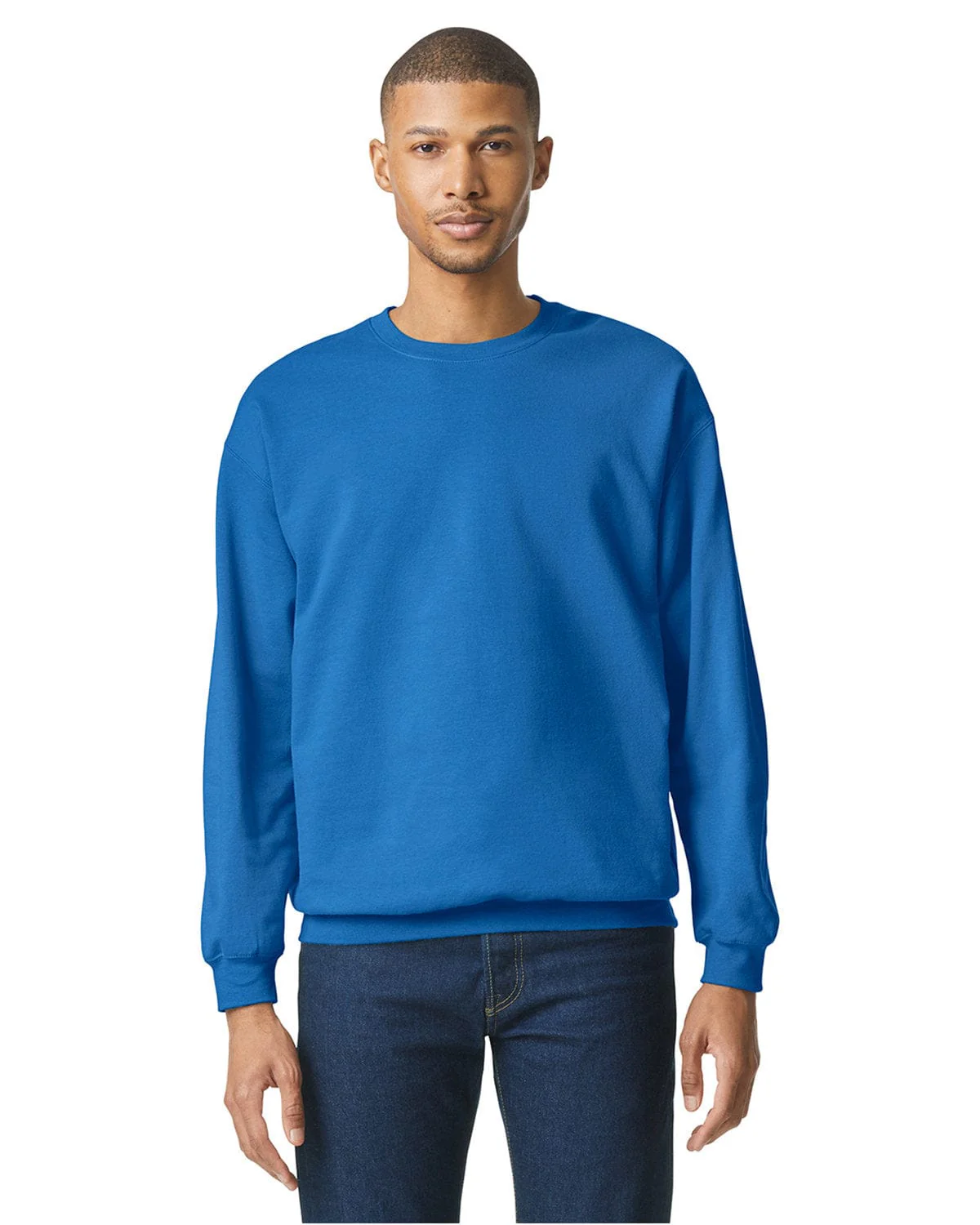 Gildan SF000 Adult Softstyle Fleece Crew Sweatshirt - Image 29