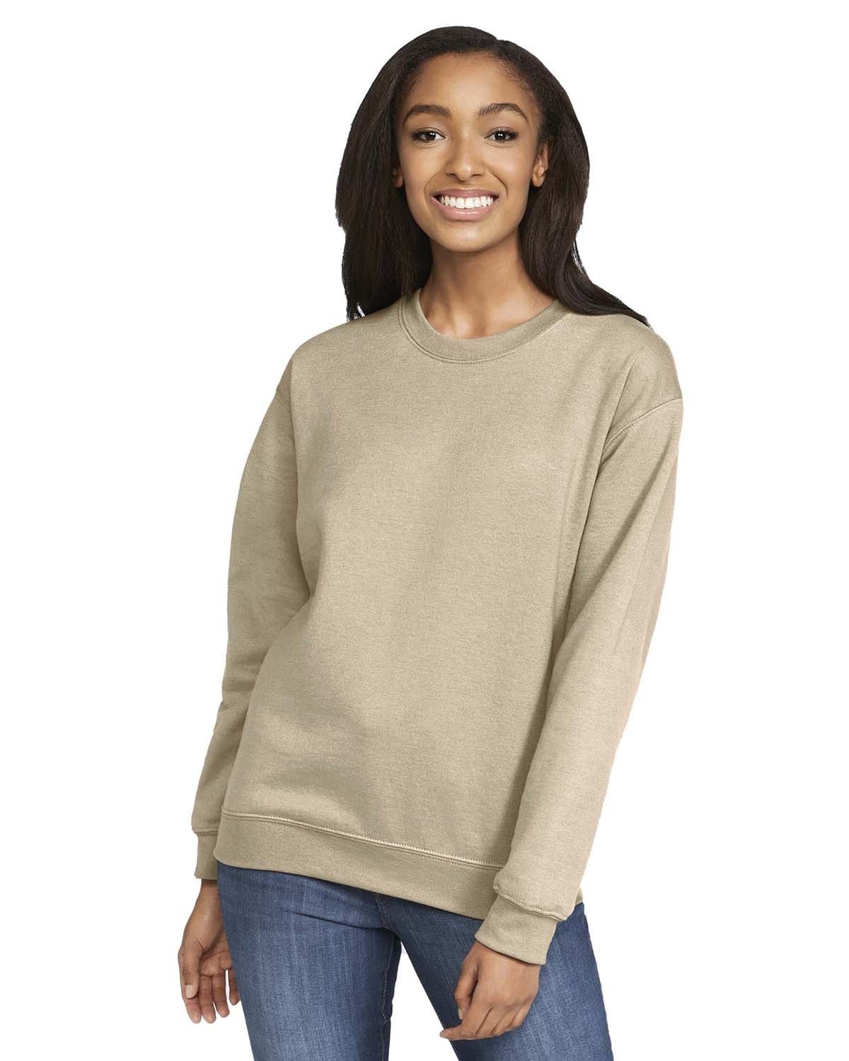Gildan SF000 Adult Softstyle Fleece Crew Sweatshirt - Image 8