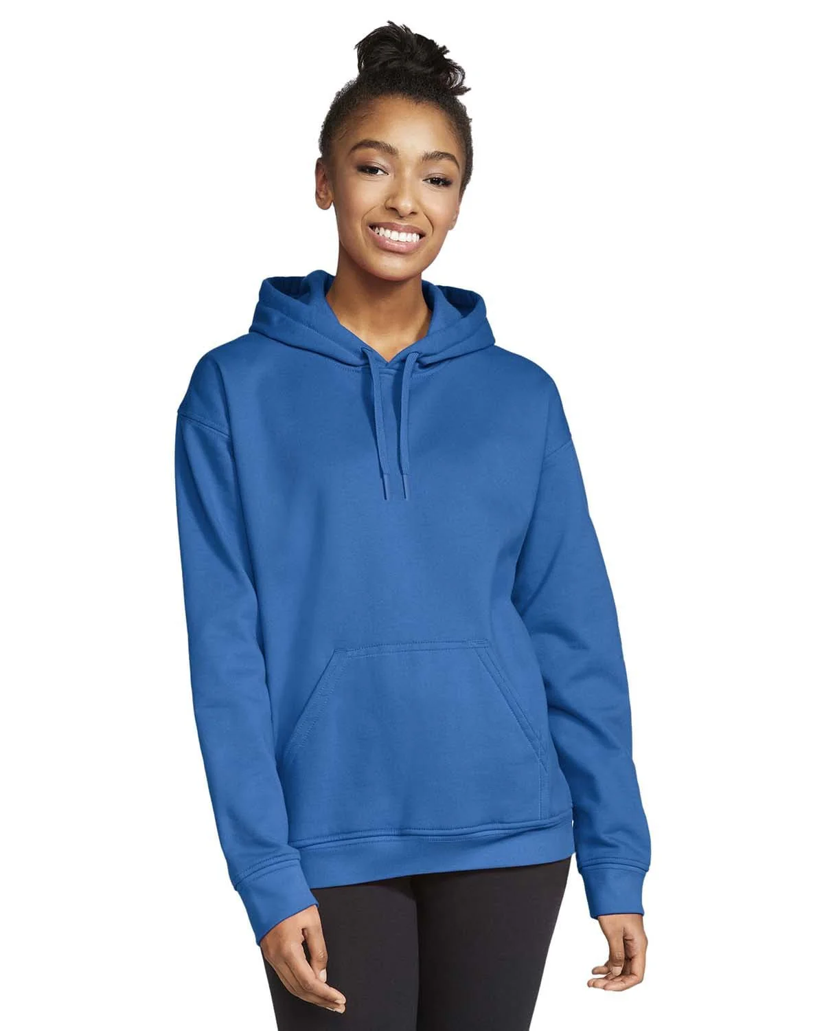 Gildan SF500 Adult Softstyle Fleece Pullover Hooded Sweatshirt, Basic Colors - Image 10