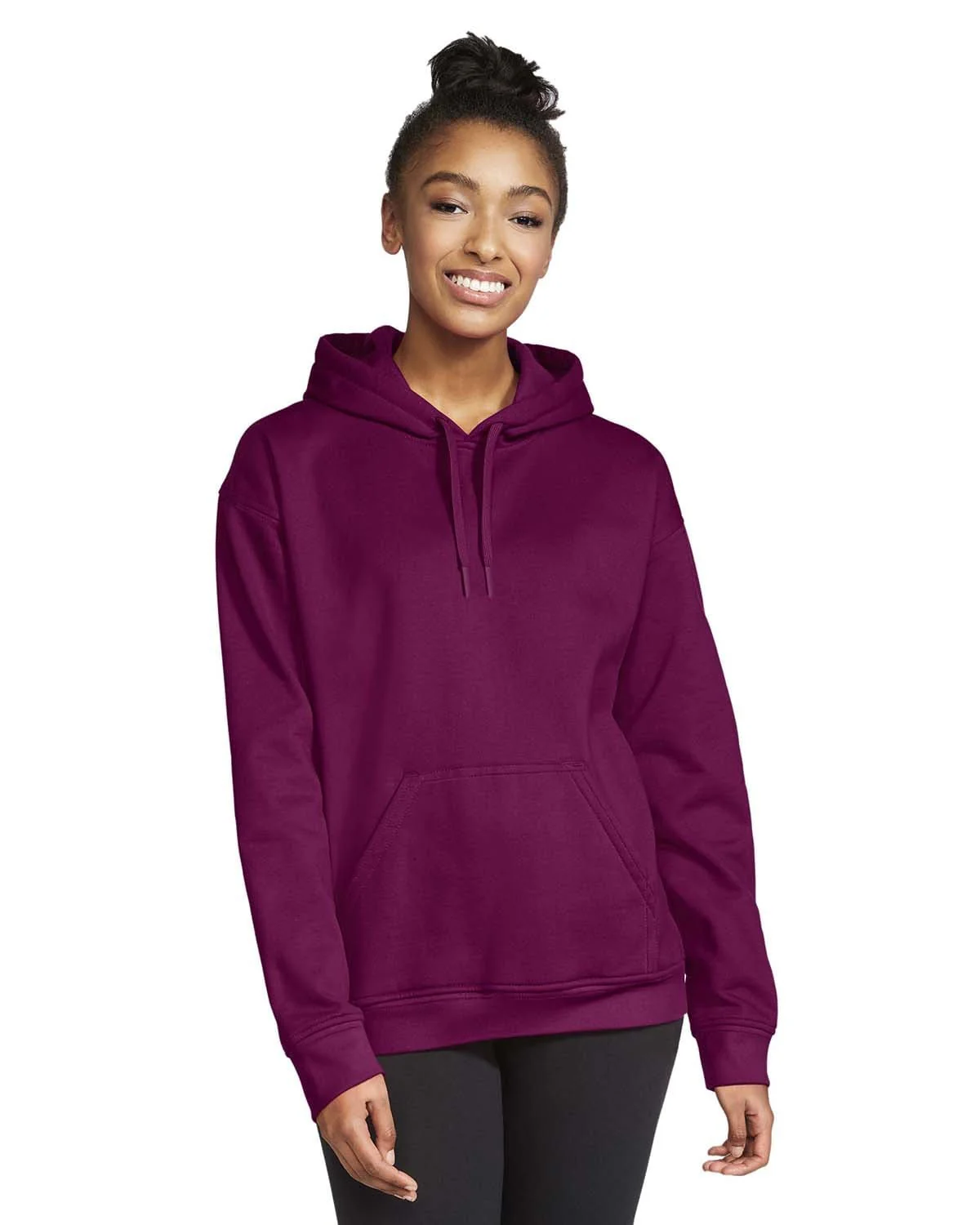 Gildan SF500 Adult Softstyle Fleece Pullover Hooded Sweatshirt, Basic Colors - Image 23