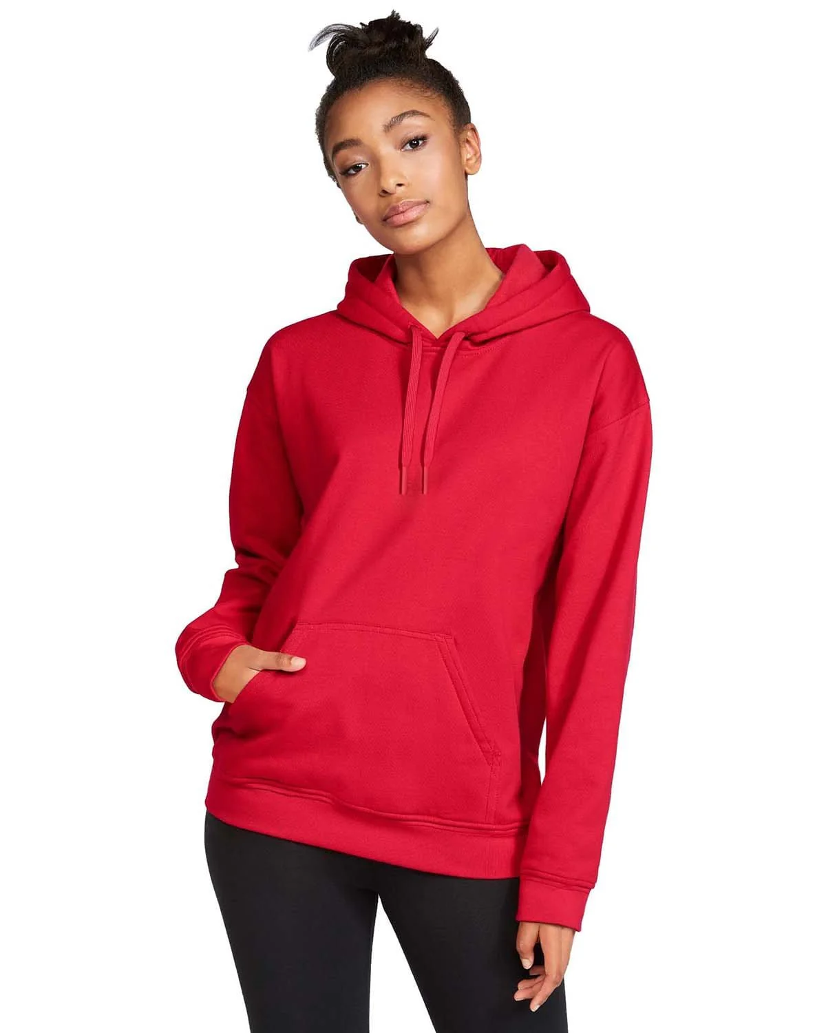 Gildan SF500 Adult Softstyle Fleece Pullover Hooded Sweatshirt, Basic Colors - Image 25