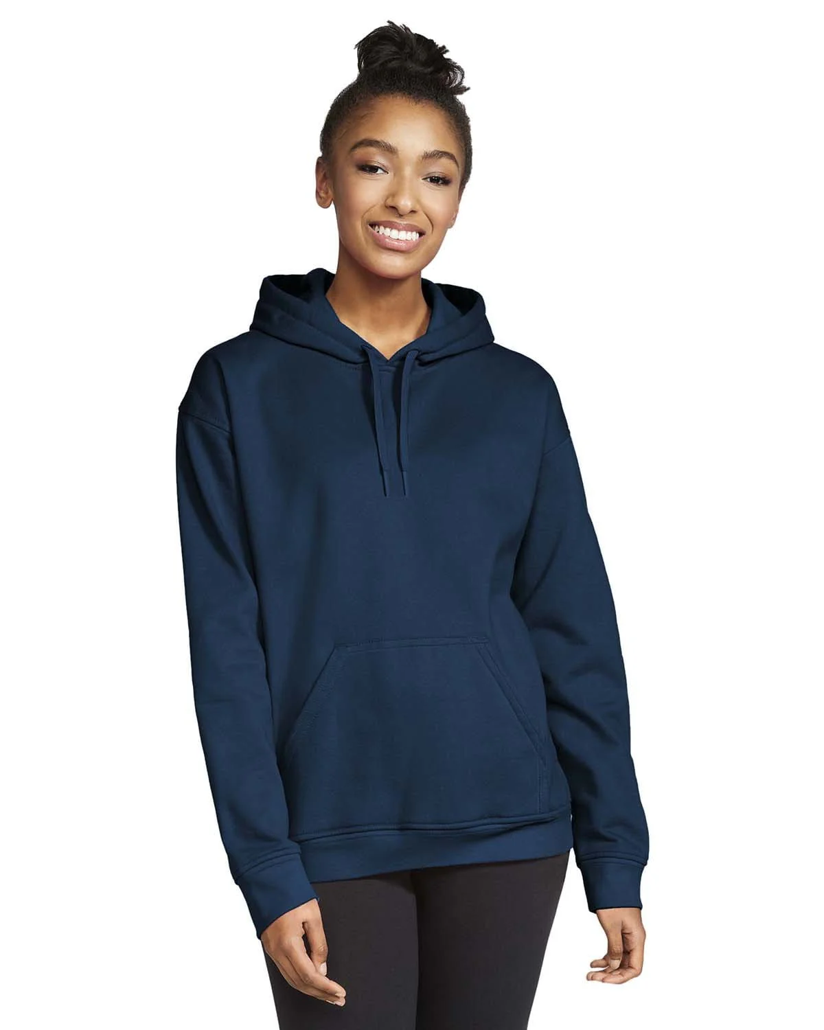 Gildan SF500 Adult Softstyle Fleece Pullover Hooded Sweatshirt, Basic Colors - Image 9