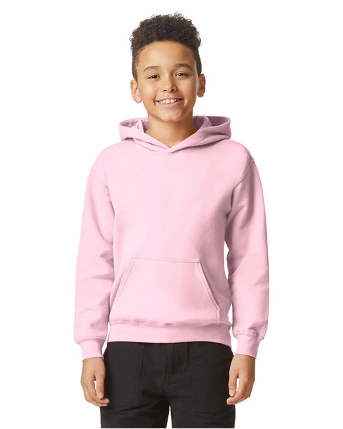 Gildan SF500B Youth Softstyle Midweight Fleece Hooded Sweatshirt - Image 10
