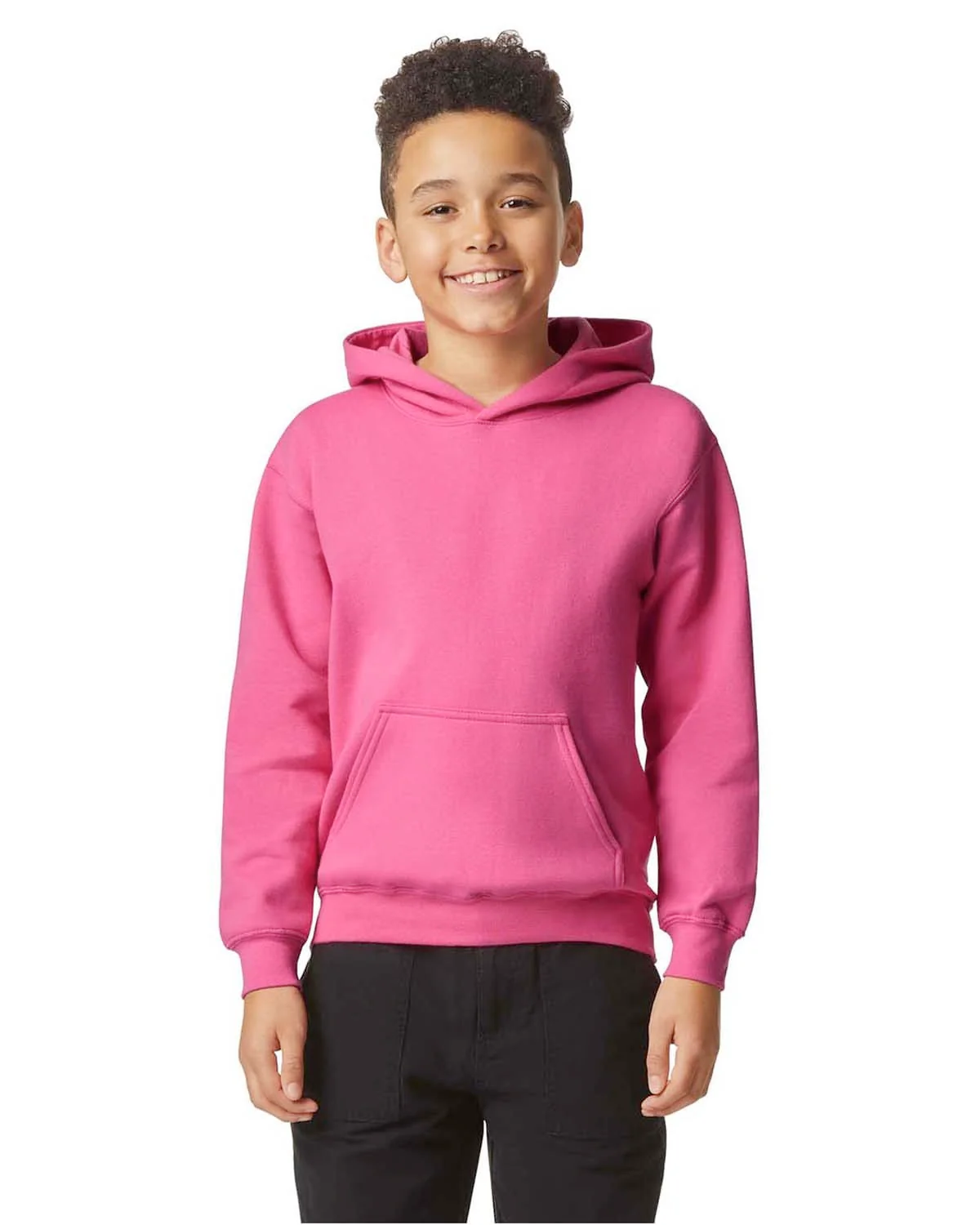 Gildan SF500B Youth Softstyle Midweight Fleece Hooded Sweatshirt - Image 22