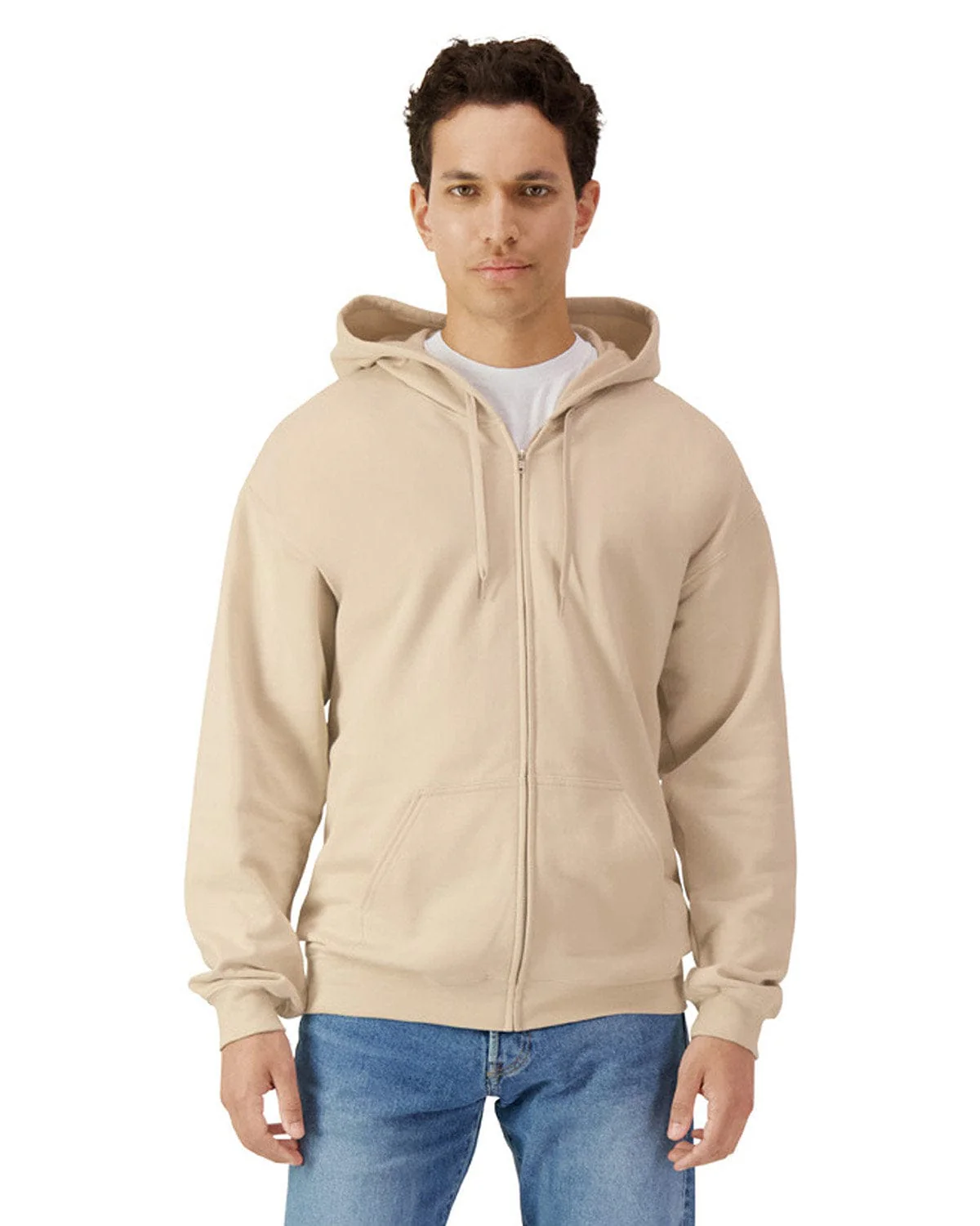Gildan SF600 Unisex Softstyle Fleece Hooded Sweatshirt - Image 6