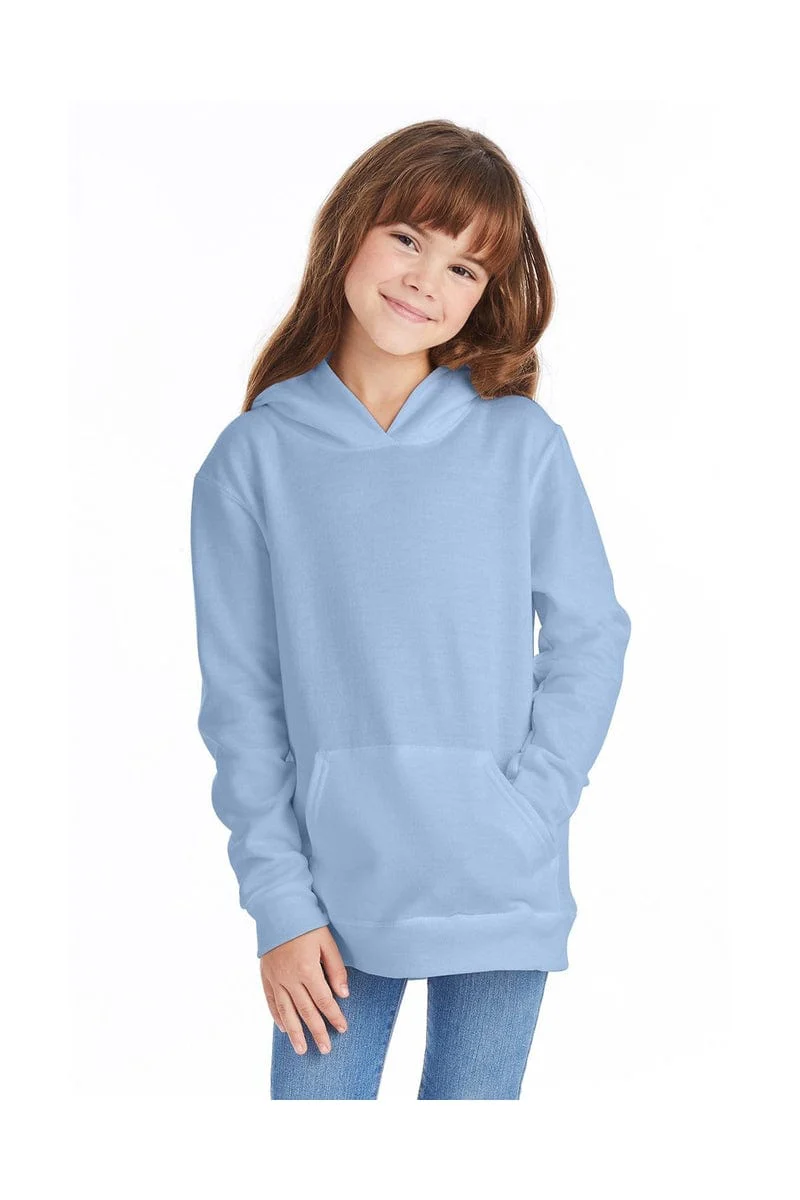 Hanes P473 Youth 7.8 oz. EcoSmart(r) 50/50 Pullover Hood - Image 15