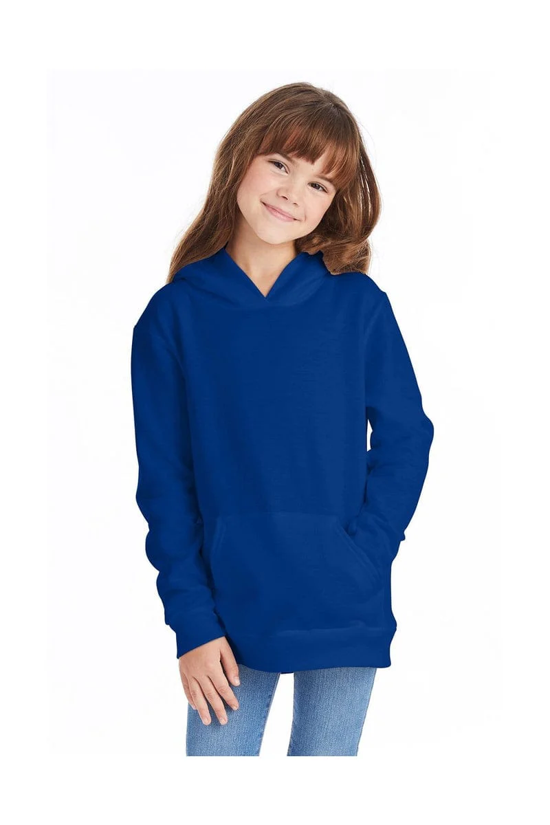 Hanes P473 Youth 7.8 oz. EcoSmart(r) 50/50 Pullover Hood - Image 21