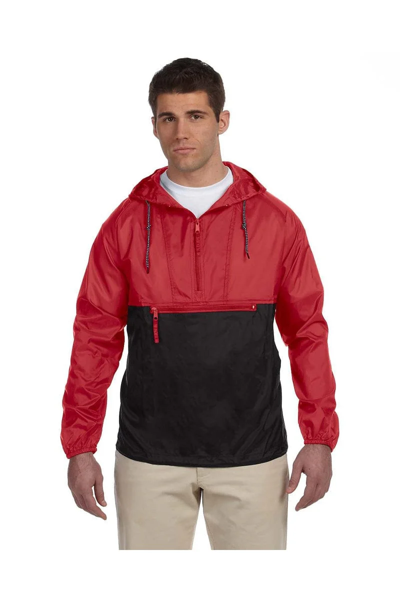Harriton M750 Adult Packable Nylon Jacket - Image 3