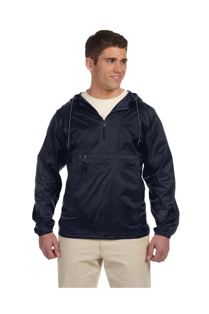 Harriton M750 Adult Packable Nylon Jacket - Image 7