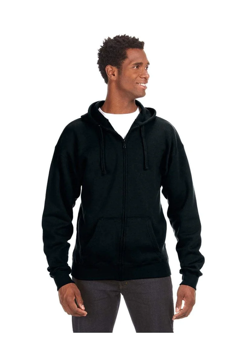 J America JA8821 Adult Premium Full-Zip Fleece Hood - Image 3