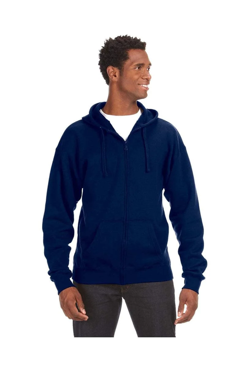 J America JA8821 Adult Premium Full-Zip Fleece Hood - Image 4