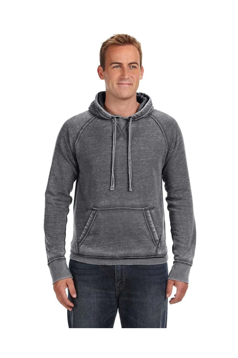 J America JA8915 Adult Vintage Zen Fleece Pullover Hood - Image 8