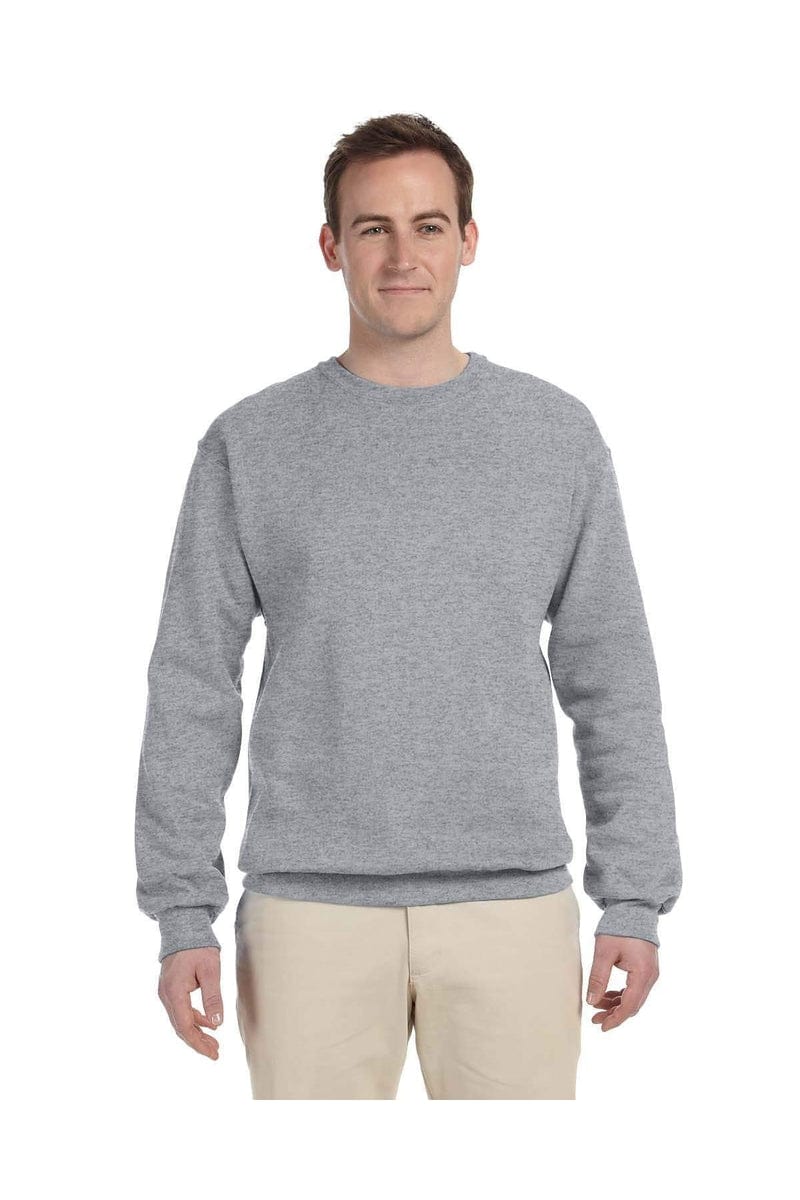 Jerzees 562 Adult 8 oz. NuBlend Fleece Crew - Image 3