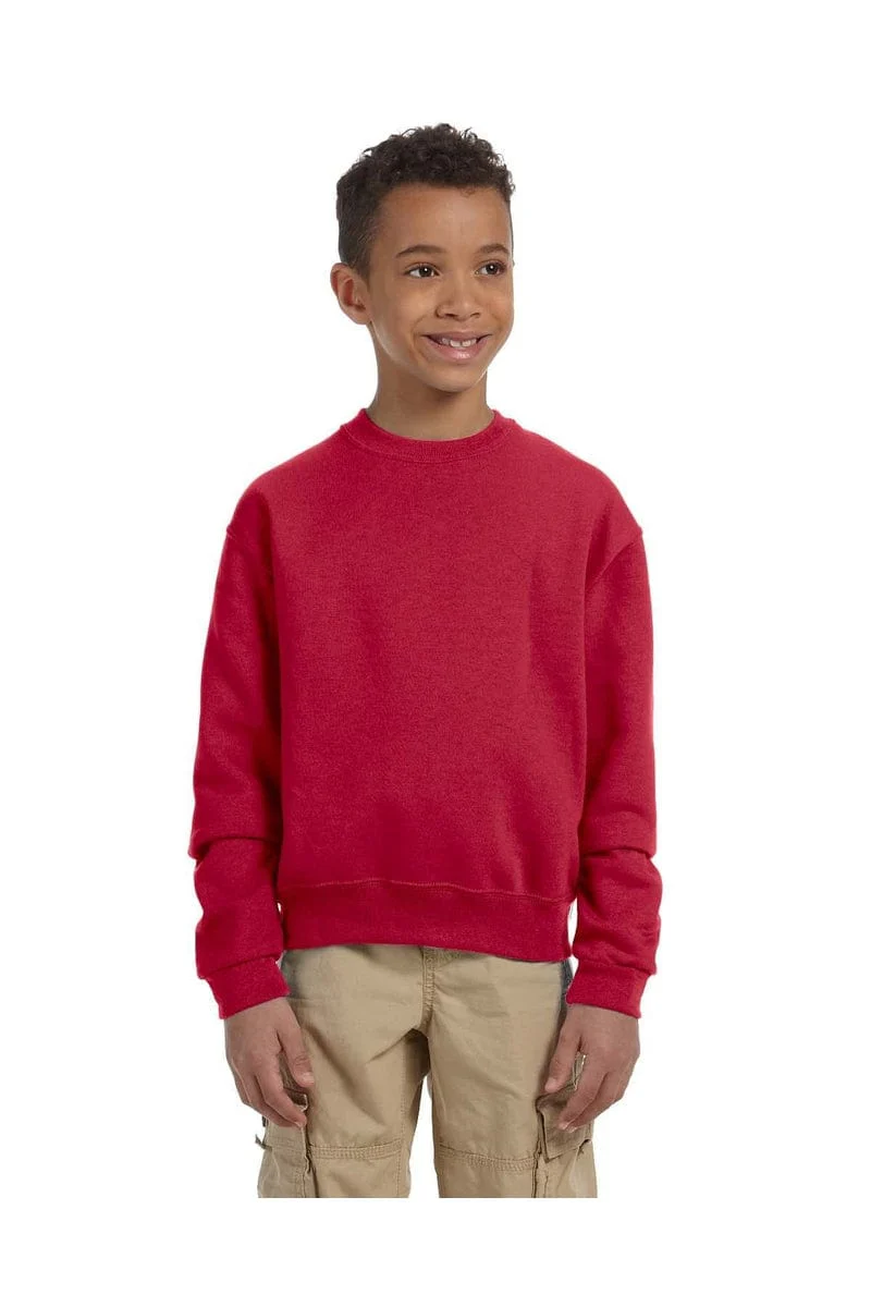 Jerzees 562B Youth 8 oz. NuBlend(r) Fleece Crew - Image 24