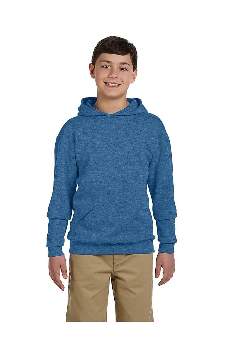 Jerzees 996Y Youth 8 oz. NuBlend(r) Fleece Pullover Hood, Basic Colors - Image 3