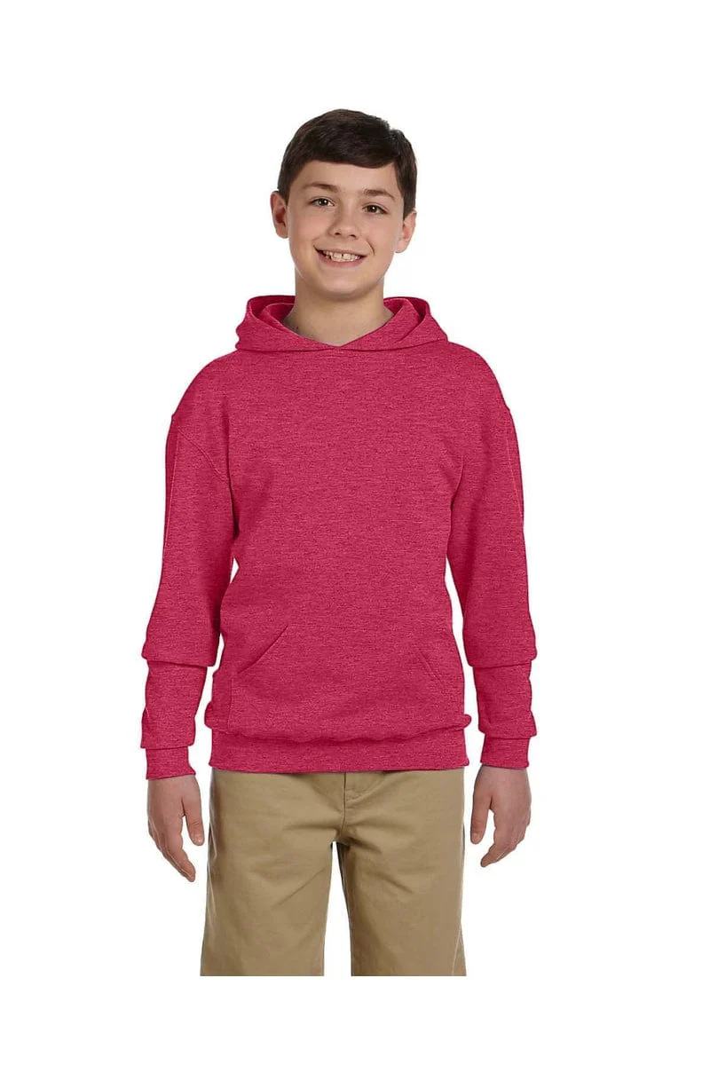 Jerzees 996Y Youth 8 oz. NuBlend(r) Fleece Pullover Hood, Basic Colors - Image 5