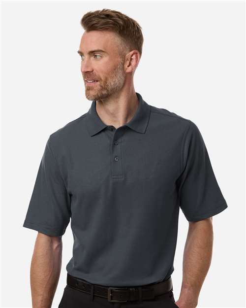 Harriton M105T Men's Tall Maverick CVC Pique Polo - Image 11