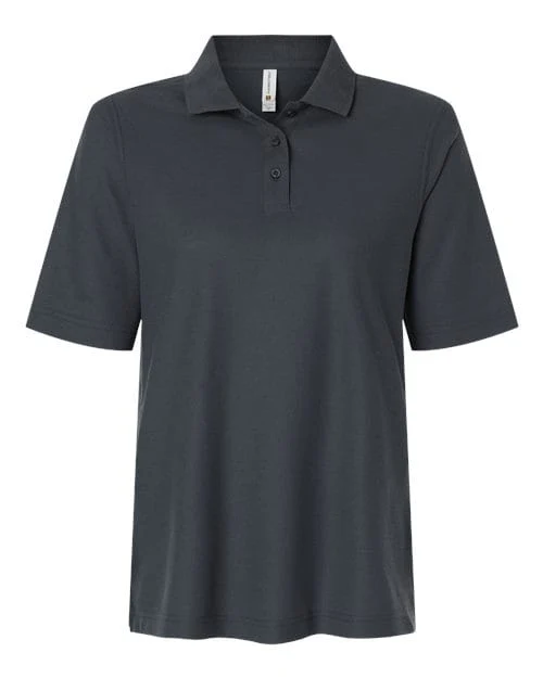 Harriton M105W Women's Maverick CVC Pique Polo - Image 3